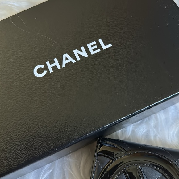 Chanel Long Clutch/ Leather Wallet! Black Quilted CC Full Inclusion EUC! - Picture 3 of 17
